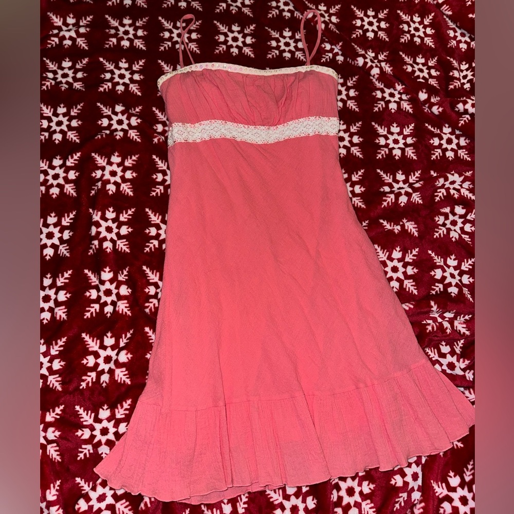 Vintage 90s Y2K Taboo Pink Sequin Dress